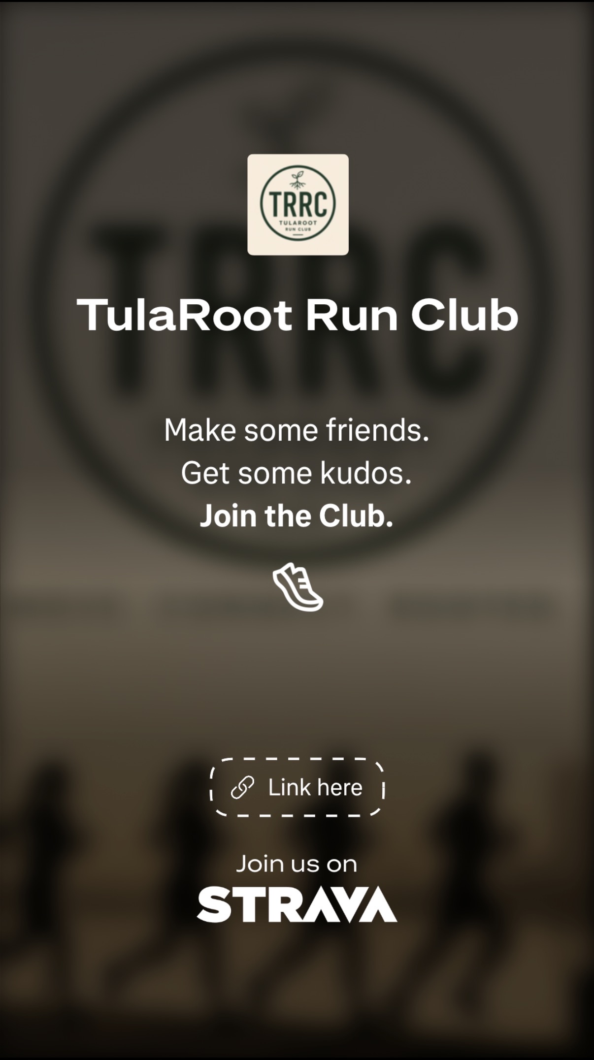 Tula Root Run Club invitation